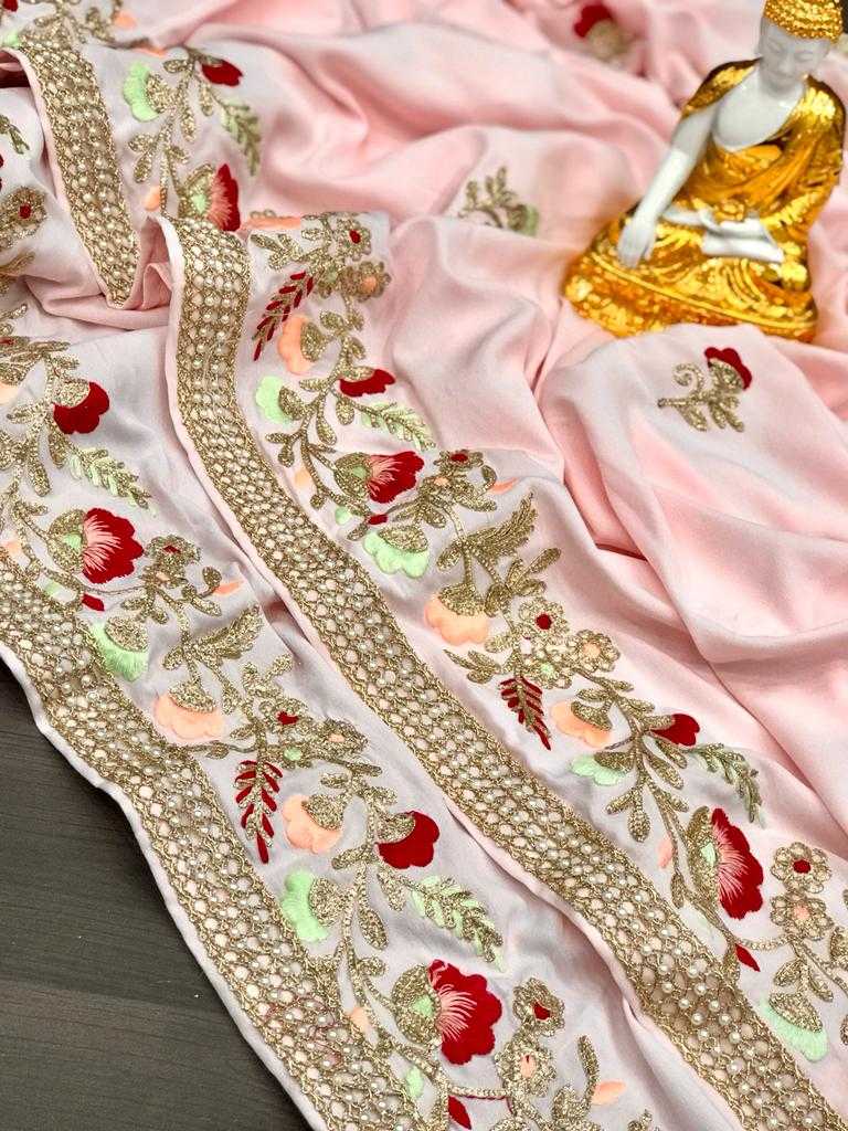 Satin Designer Saree