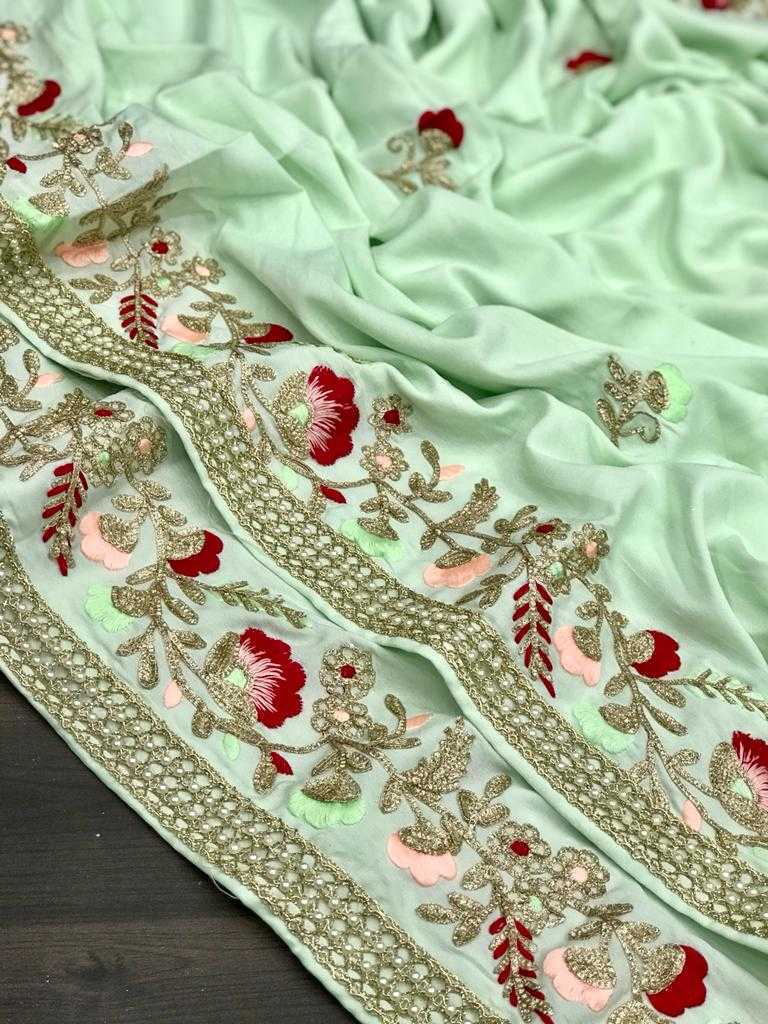 Satin Designer Saree