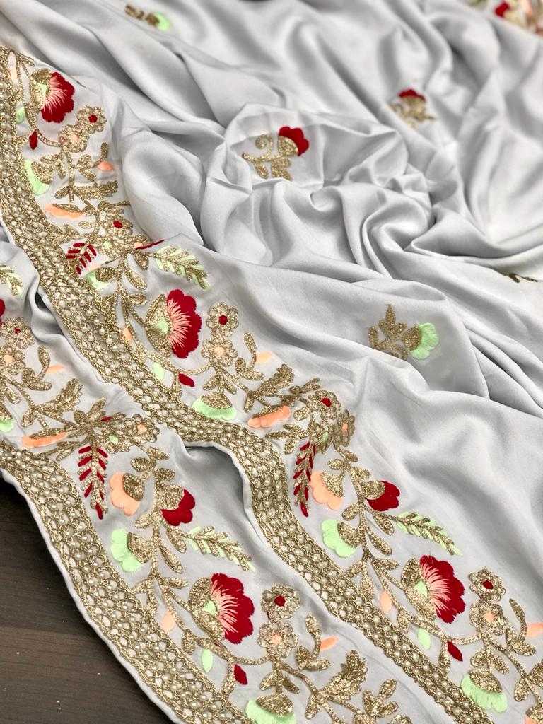 Satin Designer Saree