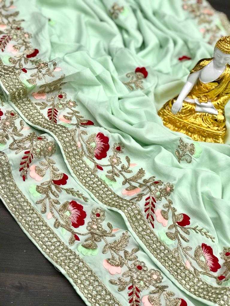 Satin Designer Saree