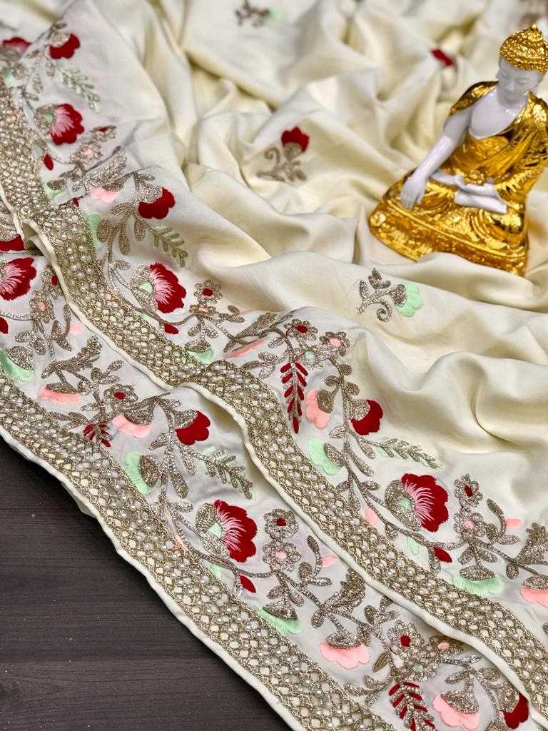 Satin Designer Saree