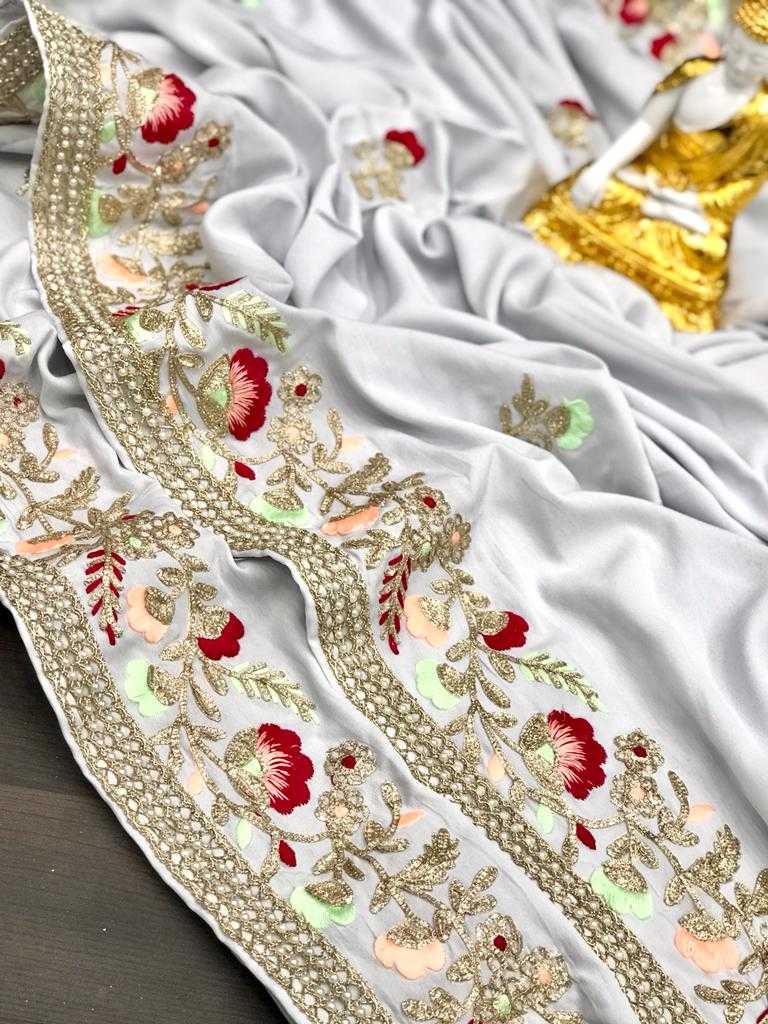 Satin Designer Saree