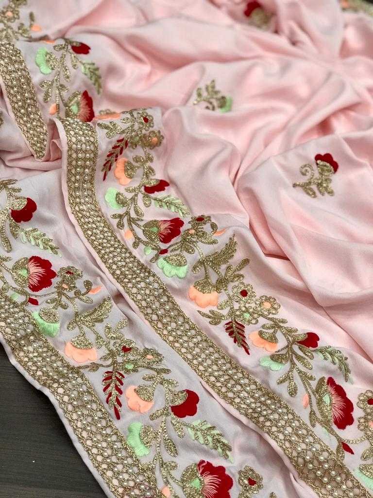 Satin Designer Saree