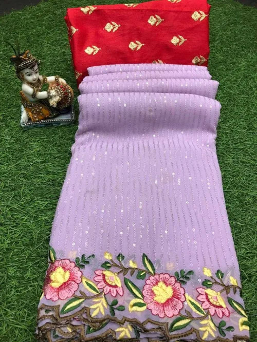 Beauty Premium Georgette Saree