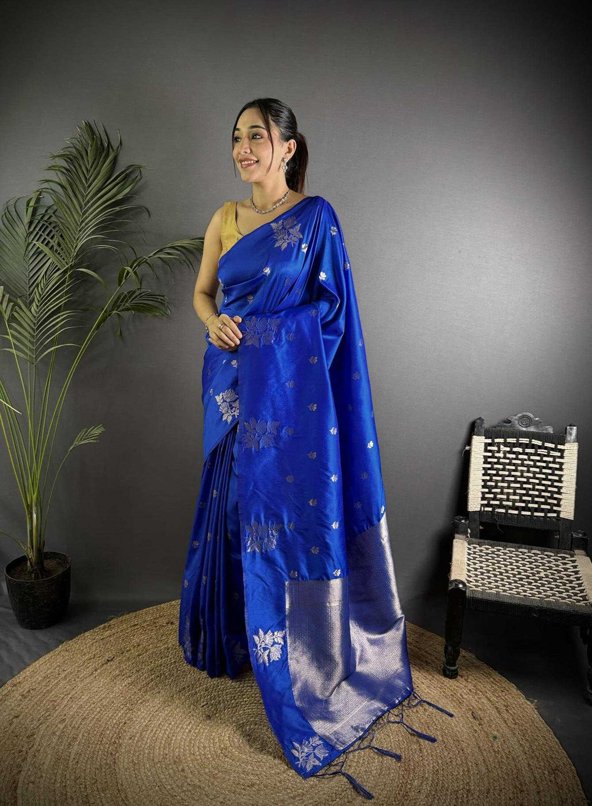 FUL FUL Lichi Silk Traditional Saree