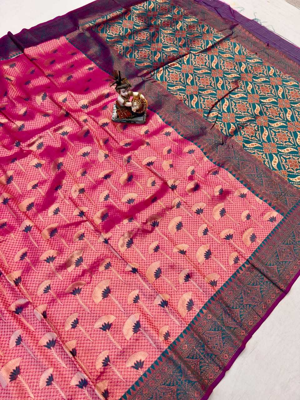 Kajal Pure Silk Traditional Saree