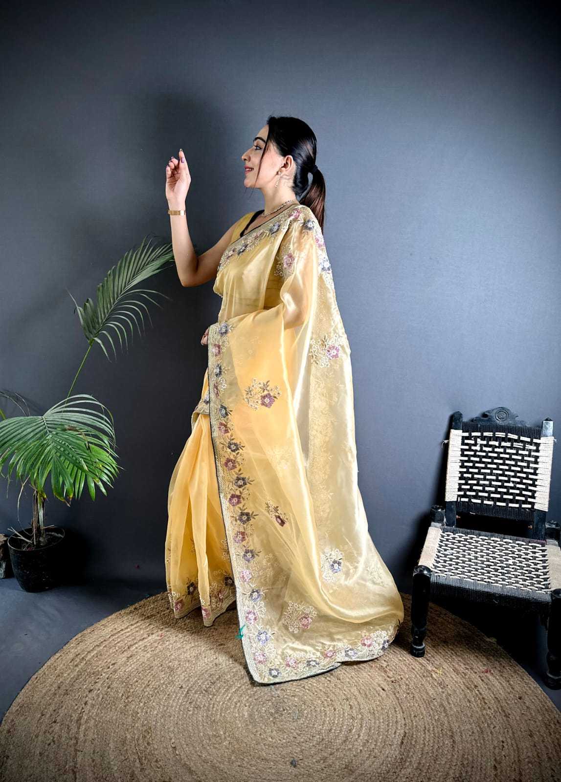 Organza Silk Traditional Saree