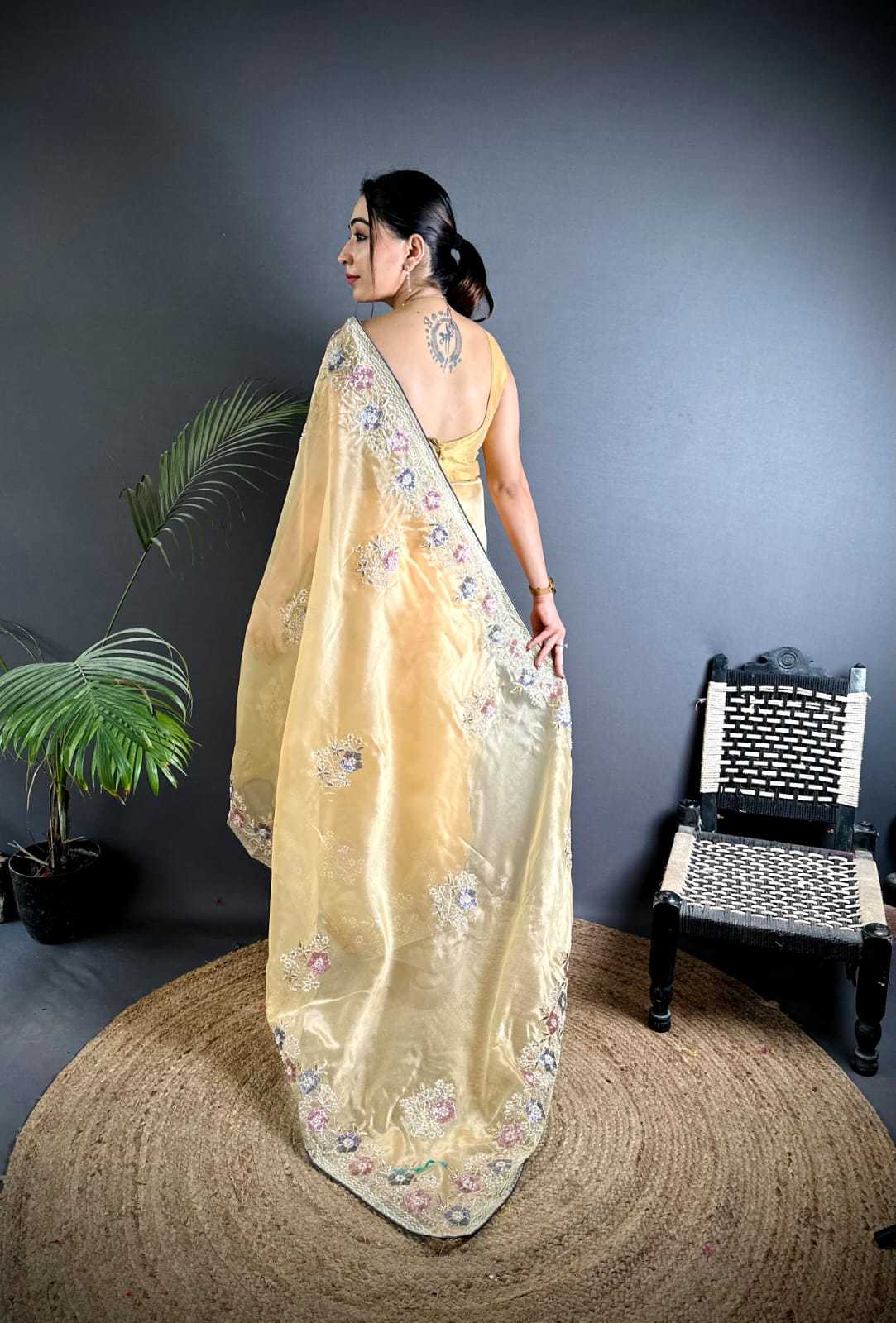 Organza Silk Traditional Saree
