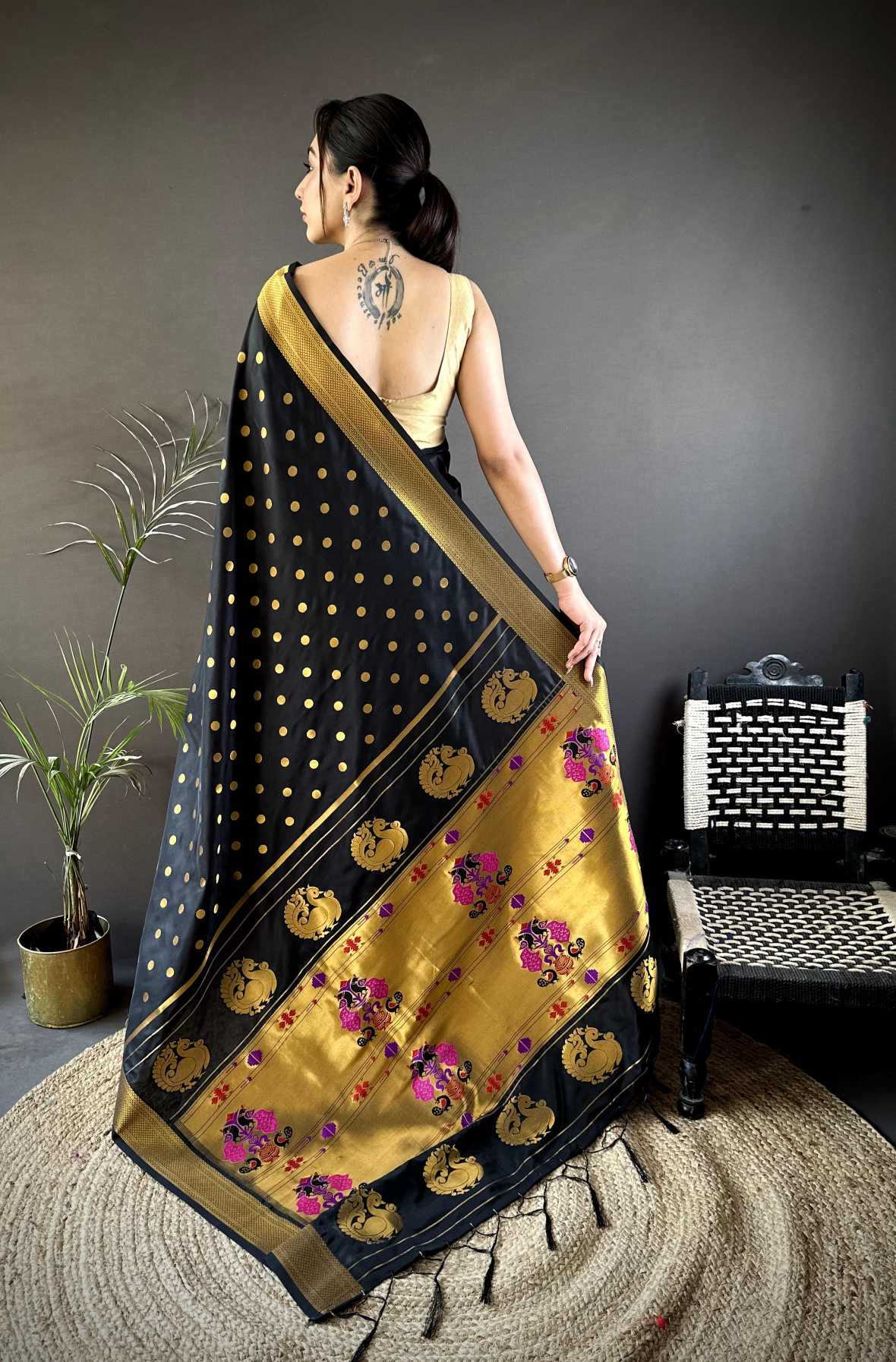 Lichi Silk Paithani Saree