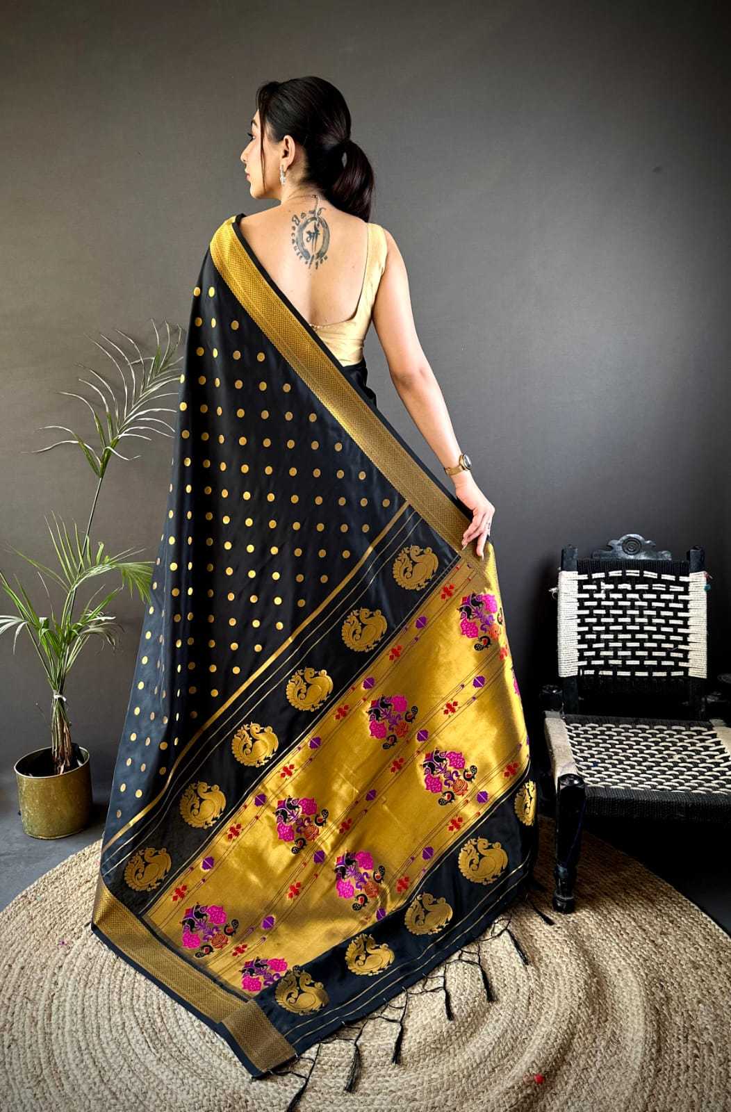 Lichi Silk Soft Saree in Red