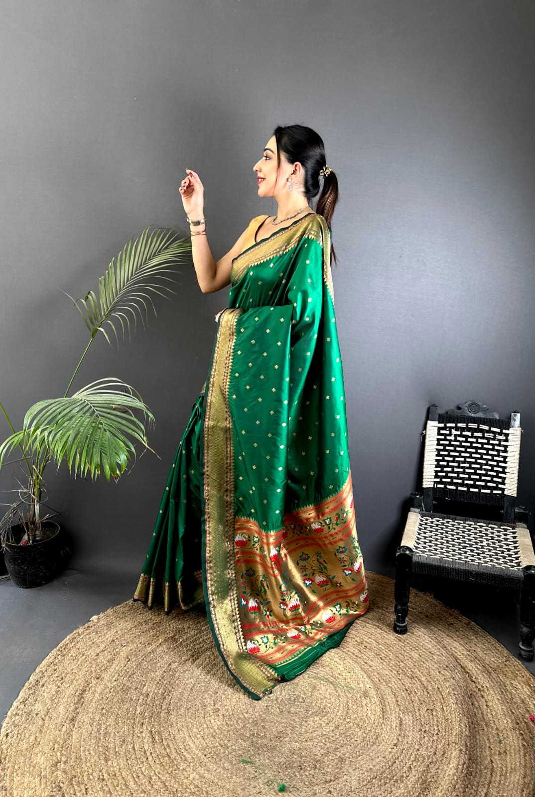 Lichi Silk Banarasi Saree
