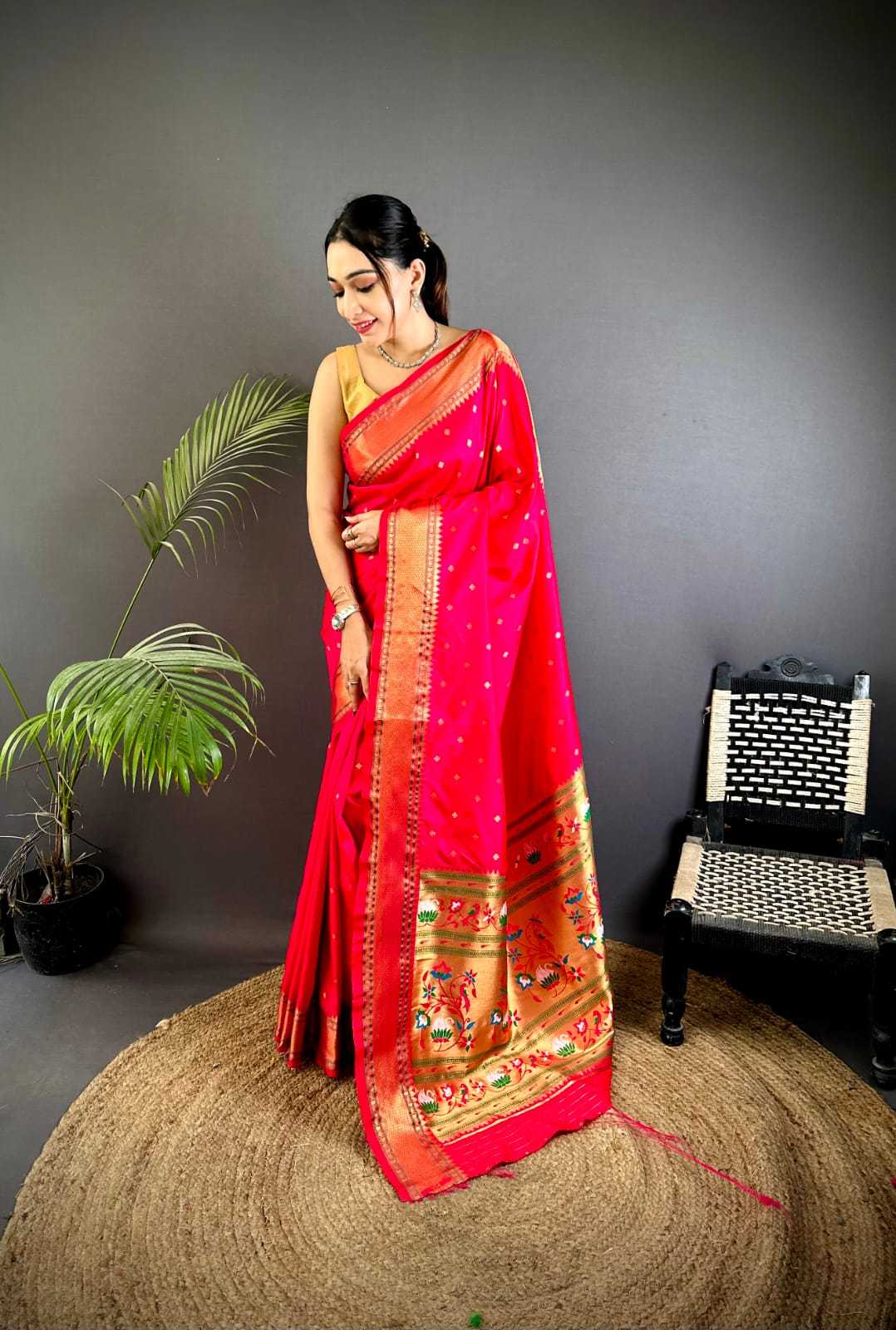 Lichi Silk Banarasi Saree