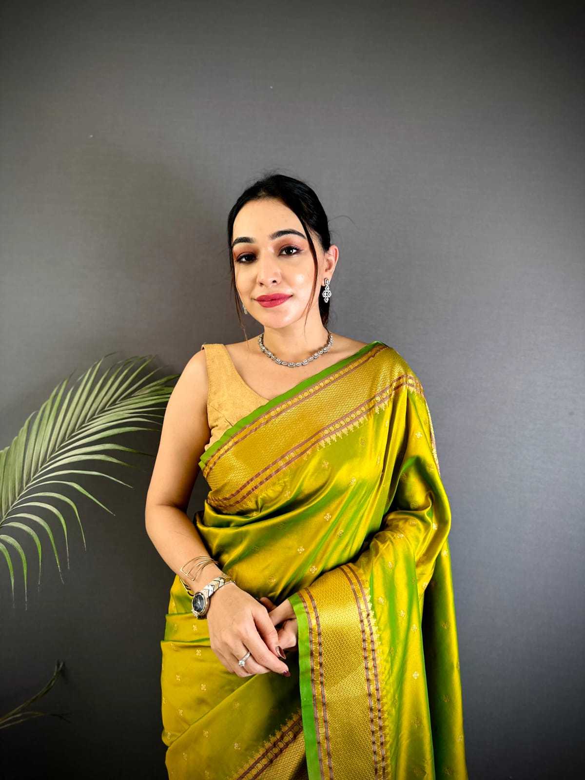 Lichi Silk Banarasi Saree