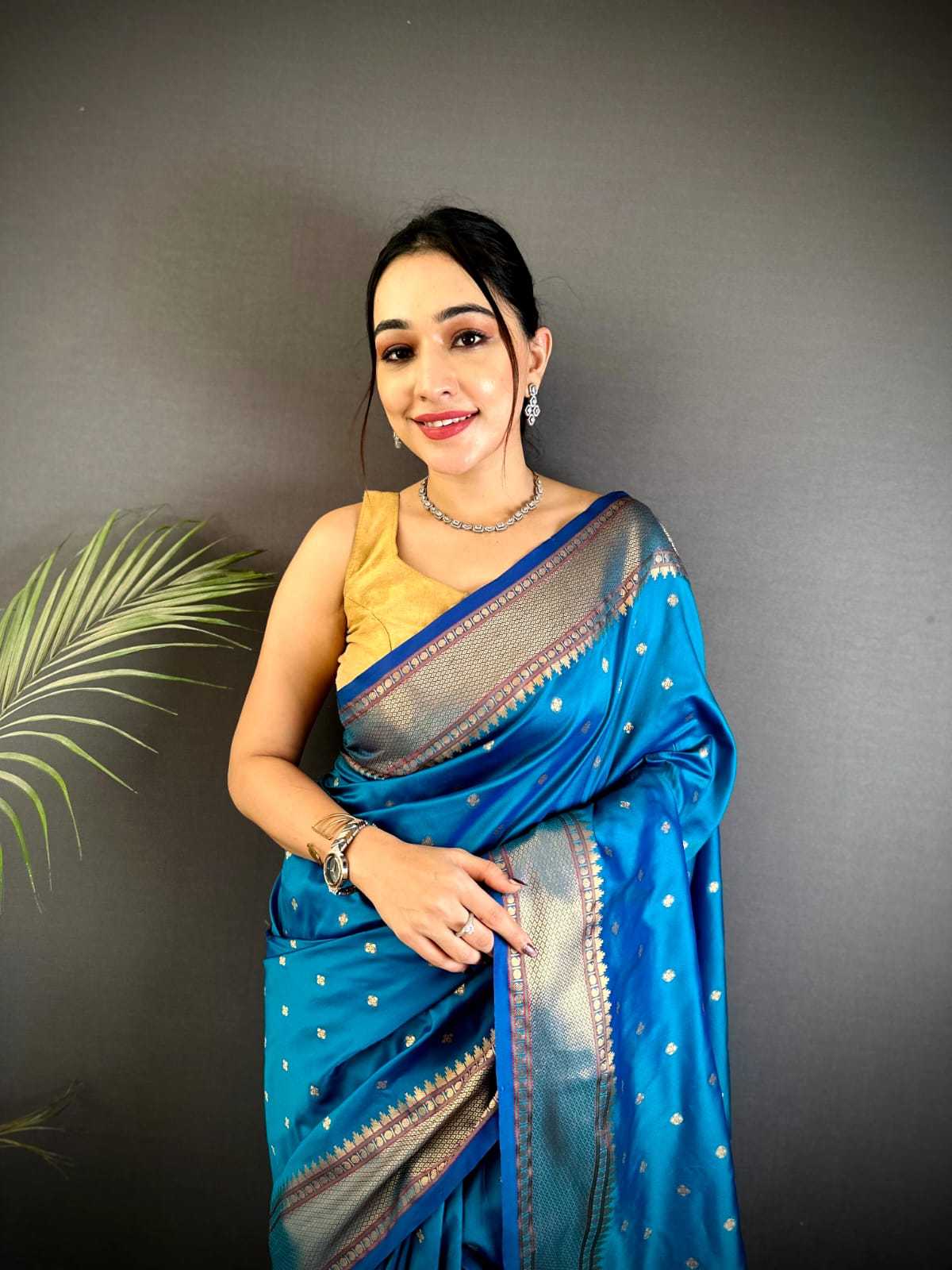 Lichi Silk Banarasi Saree
