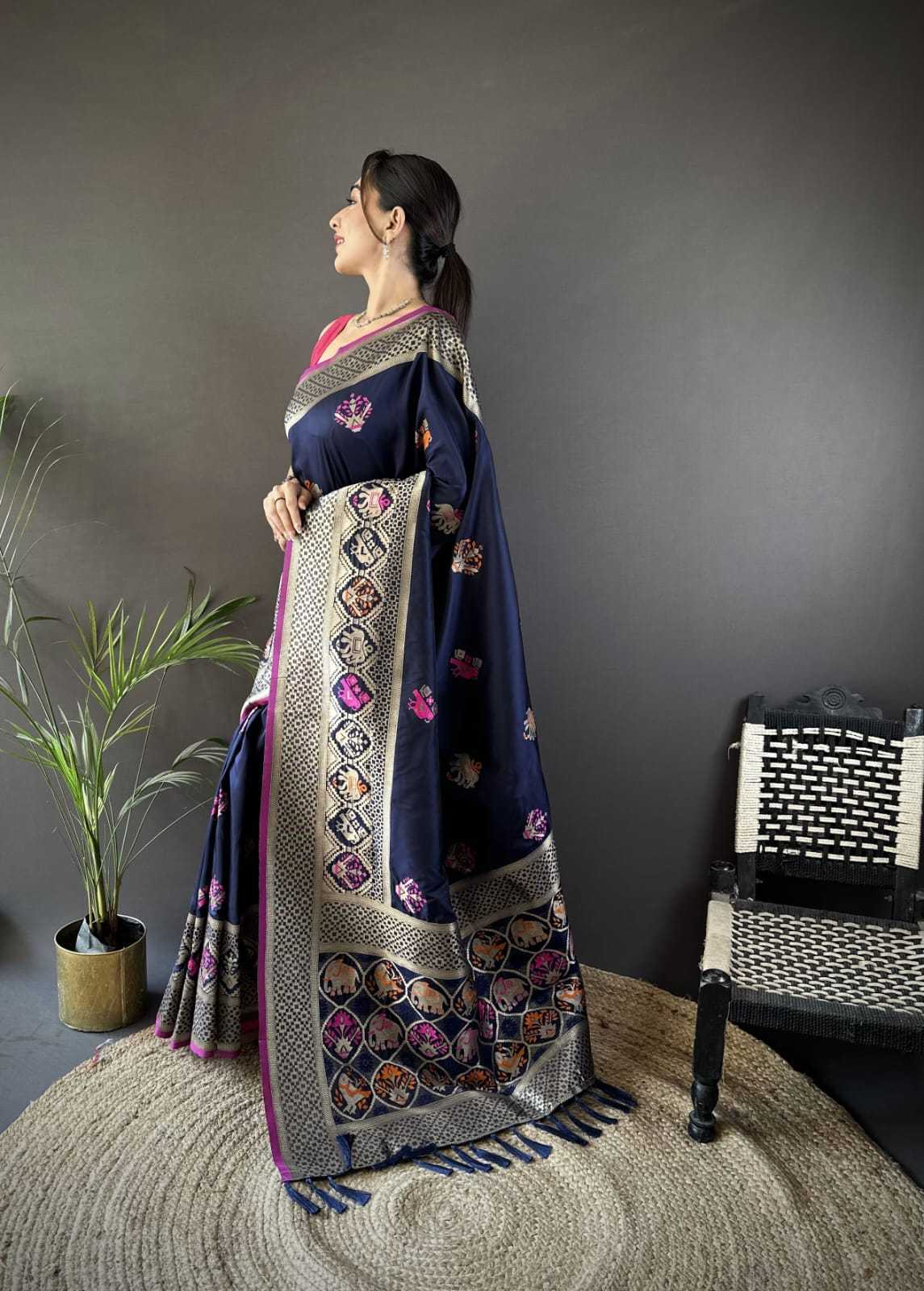 Pooja Lichi Silk Soft Saree