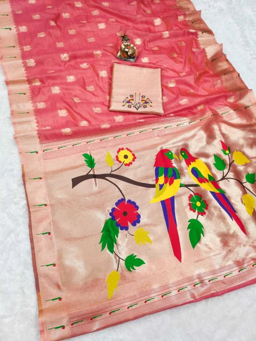 Rasam Tissue Designer Saree