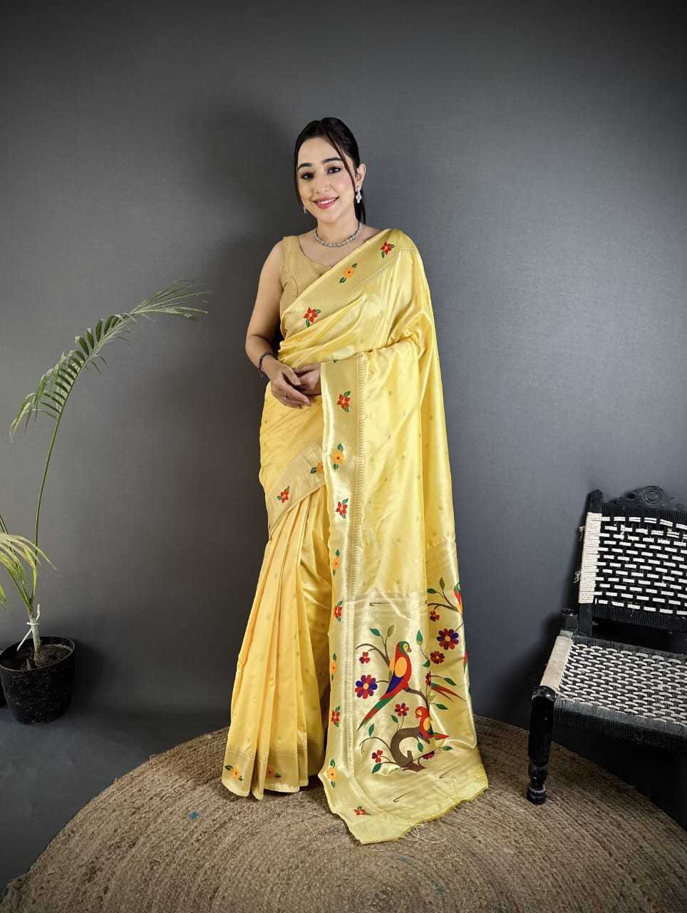Lichi Silk Paithani Saree