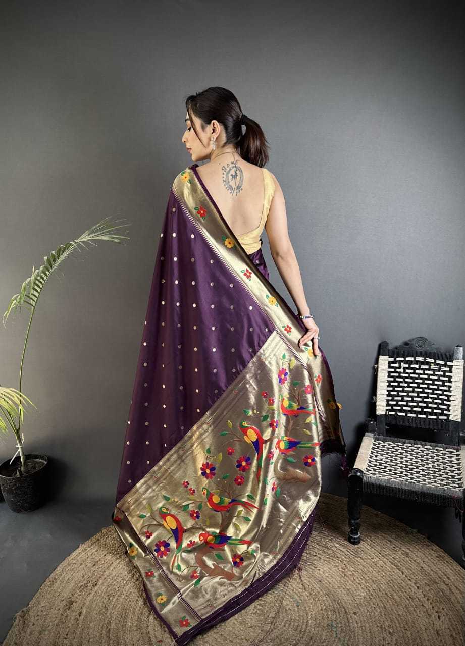 Lichi Silk Paithani Saree