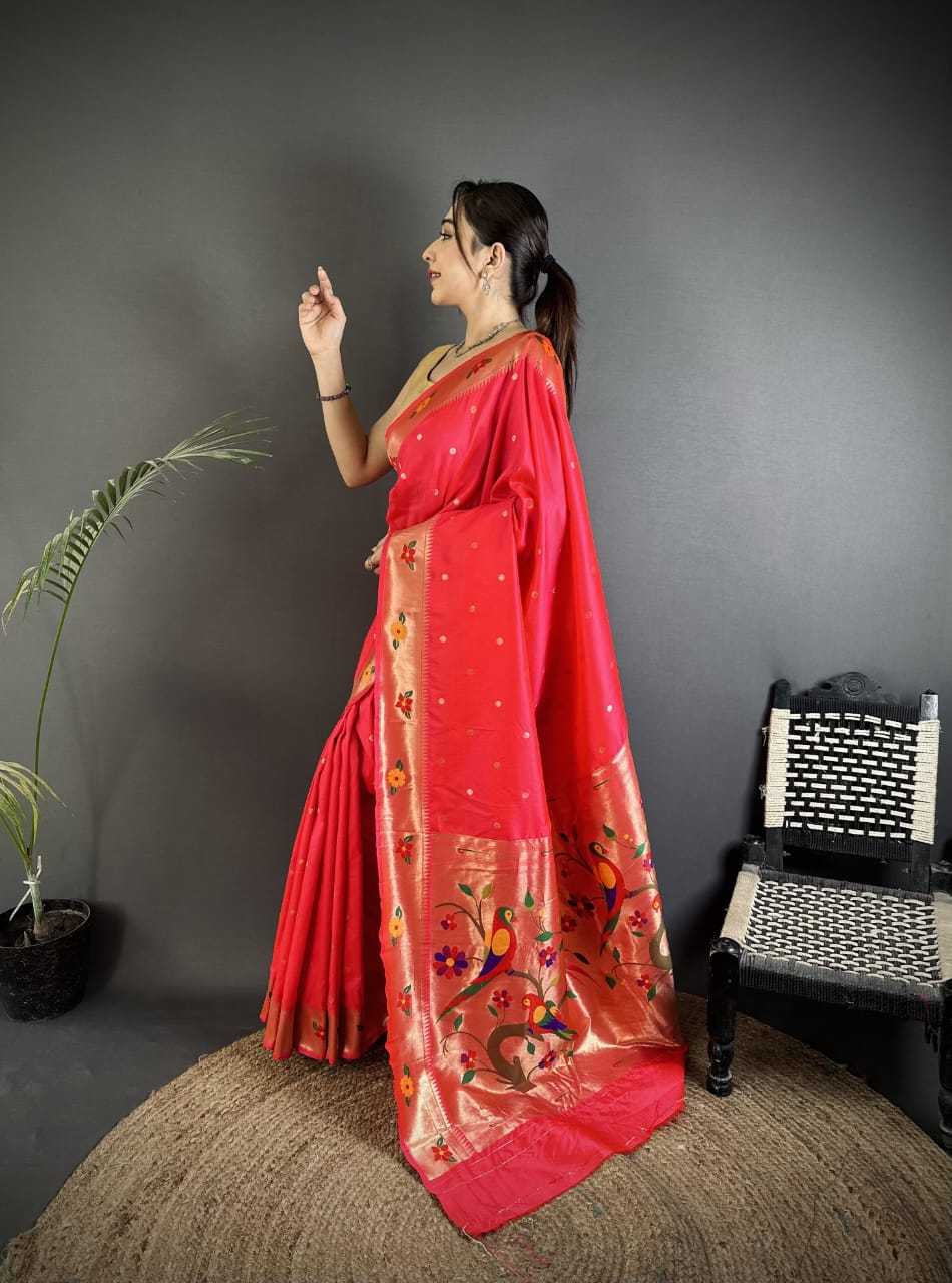 Lichi Silk Paithani Saree