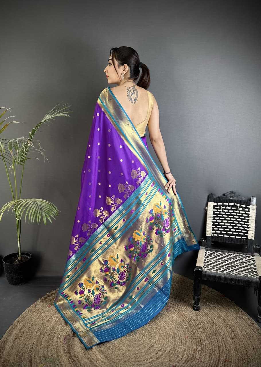 Taara Lichi Silk Designer Saree