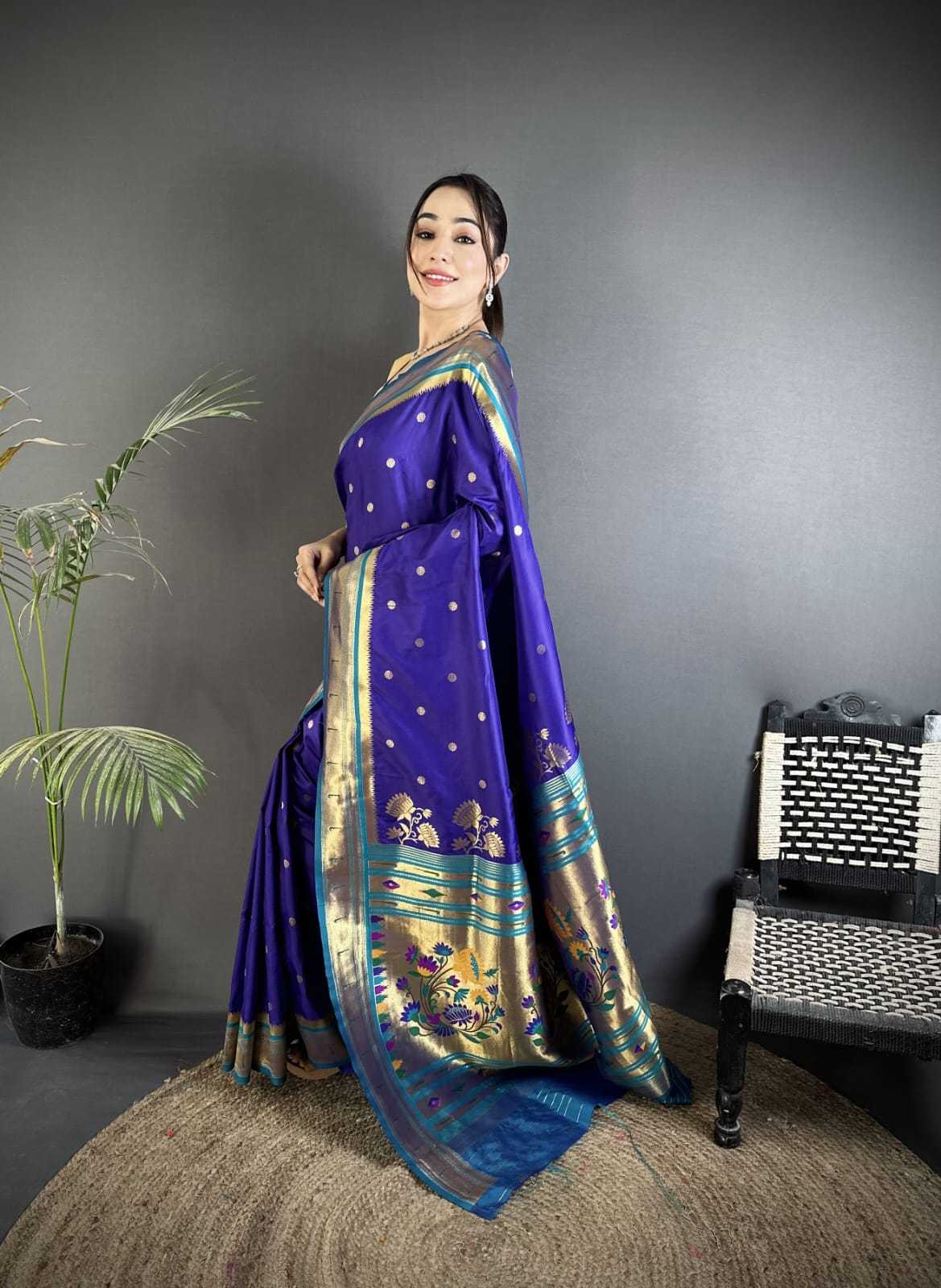 Lichi Silk Paithani Saree