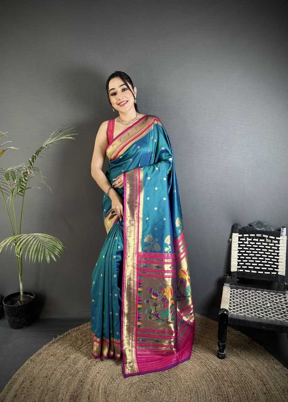 Lichi Silk Paithani Saree