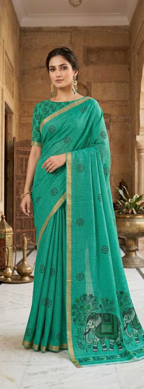 Printed Saree