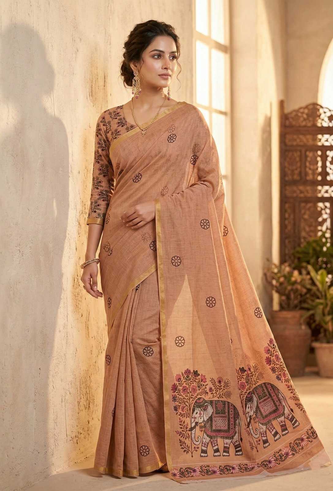 Printed Saree