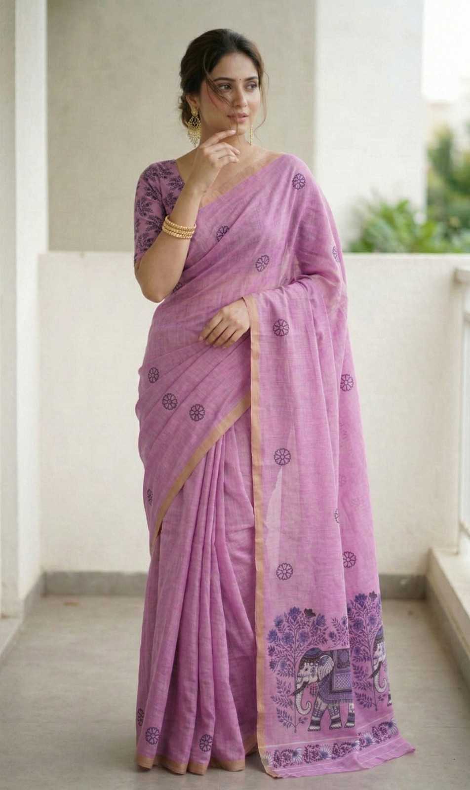 Printed Saree