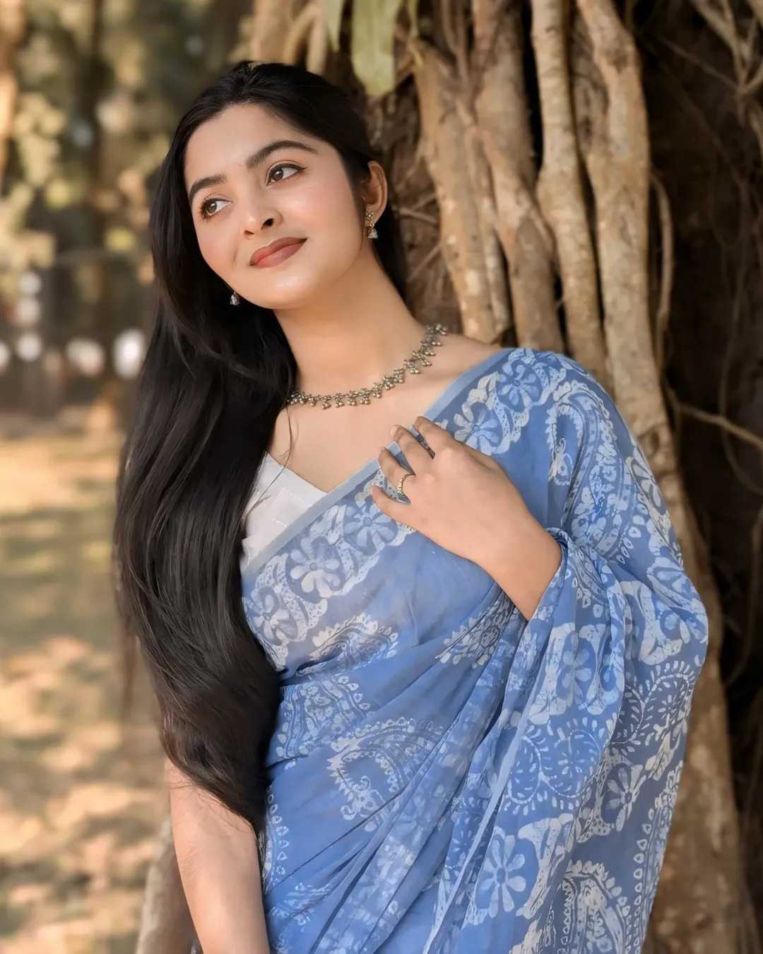 Linen Designer Saree