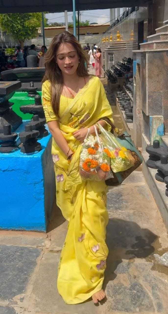 Linen Fancy Saree