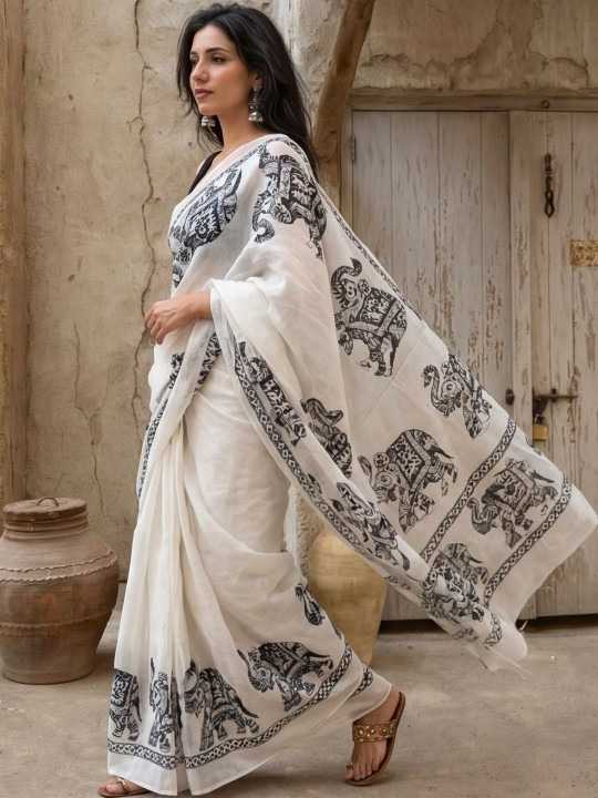 Printed Saree