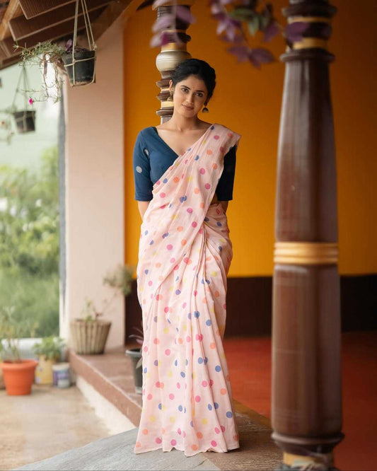 Linen Fancy Saree