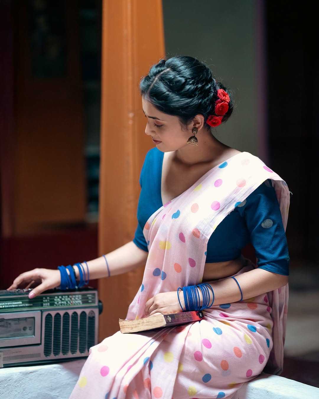Linen Fancy Saree