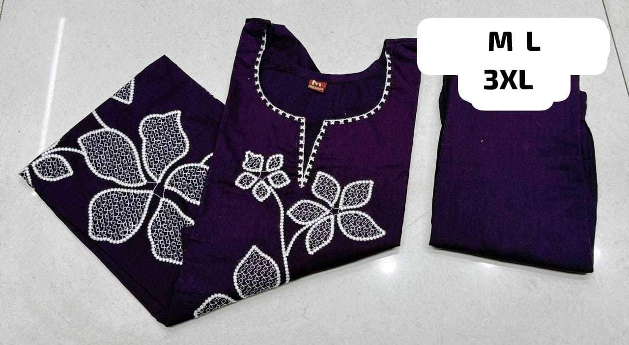 Cotton Cambric Designer Kurti