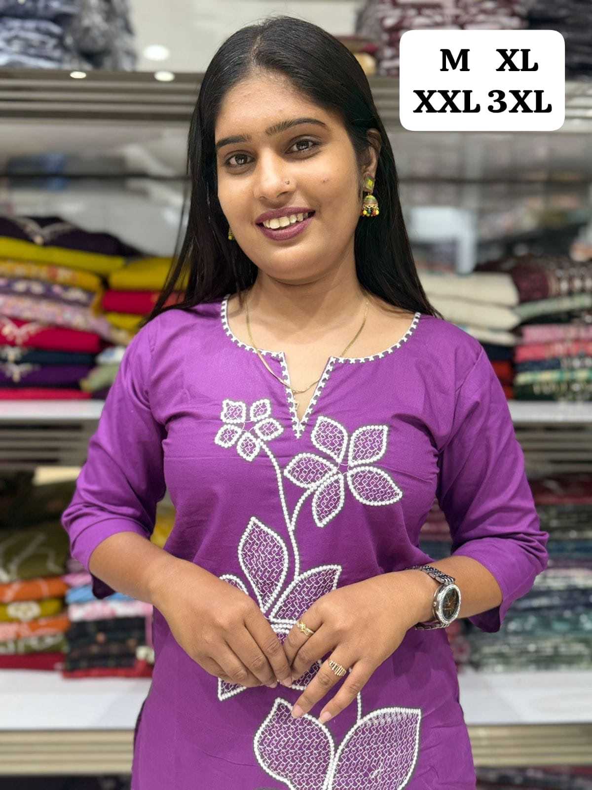 Cotton Cambric Designer Kurti