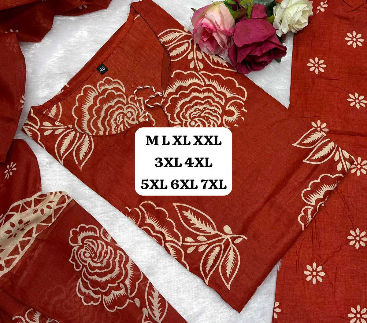 Cotton Cambric Designer Kurti