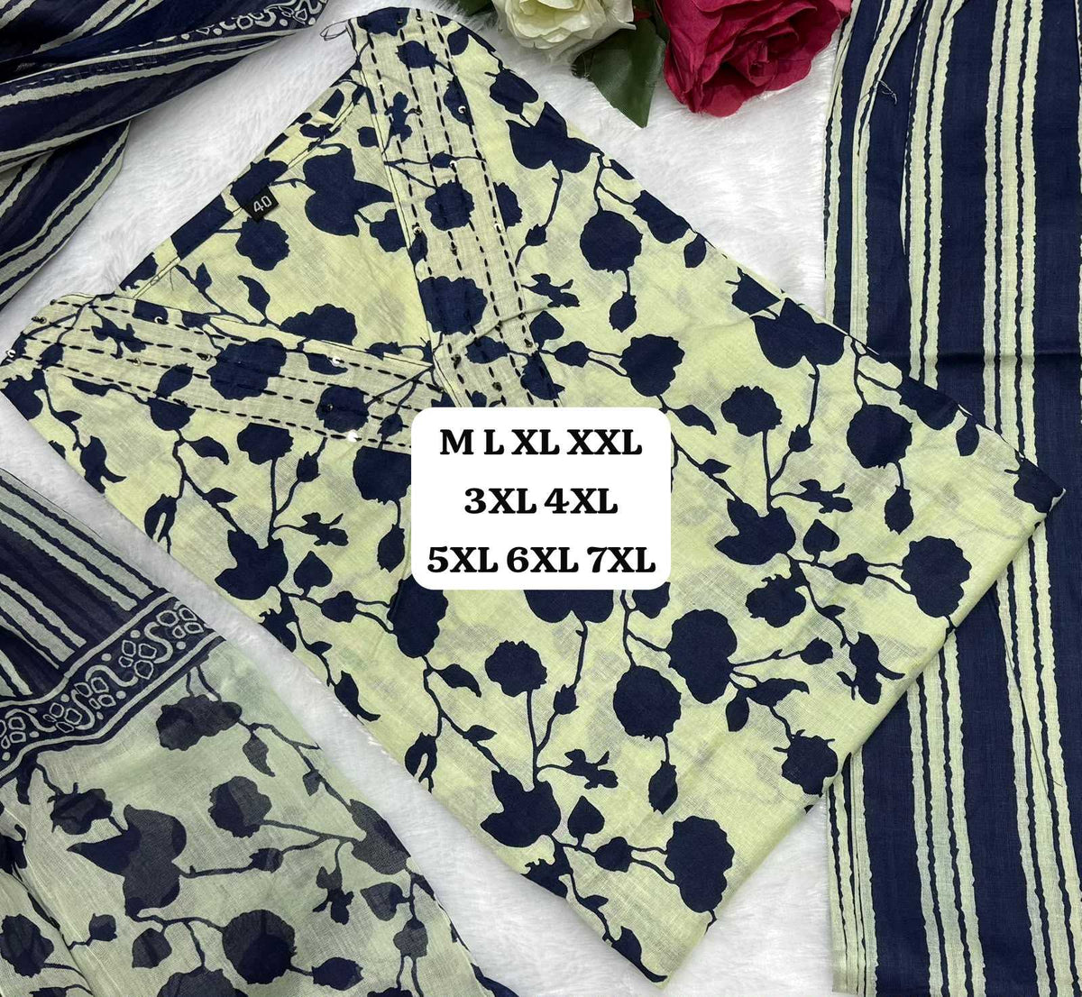 Cotton Cambric Designer Kurti