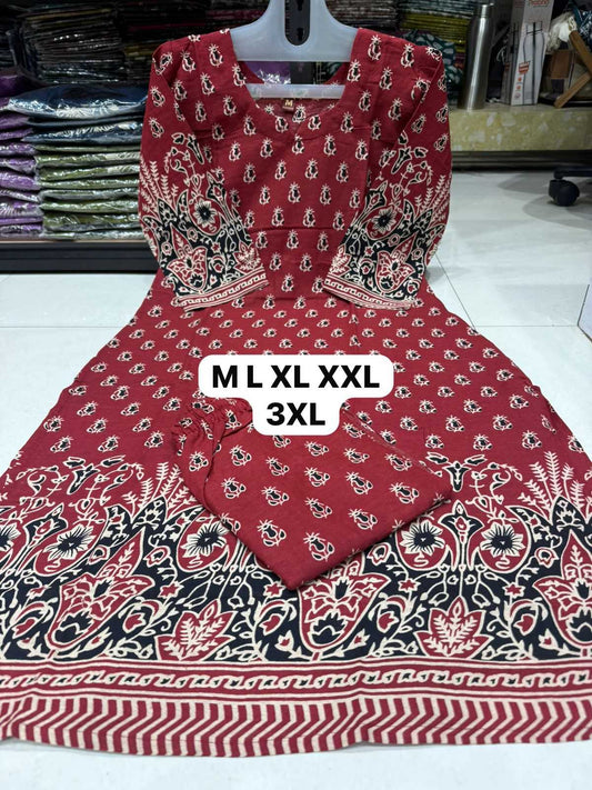 Cotton Festive Kurti