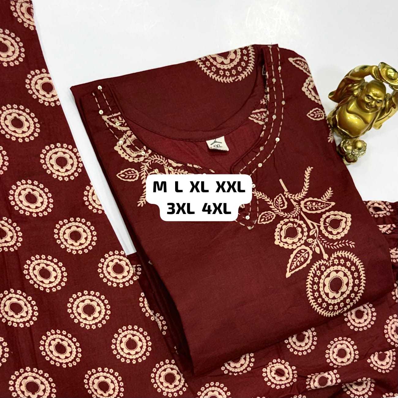 Cotton Cambric Party Wear Kurti