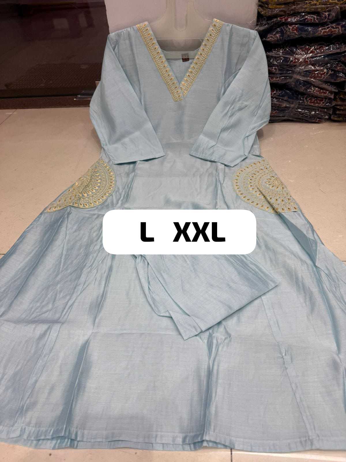 Chanderi Silk Festive Kurti