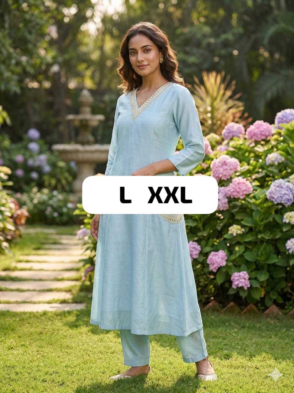Chanderi Silk Festive Kurti