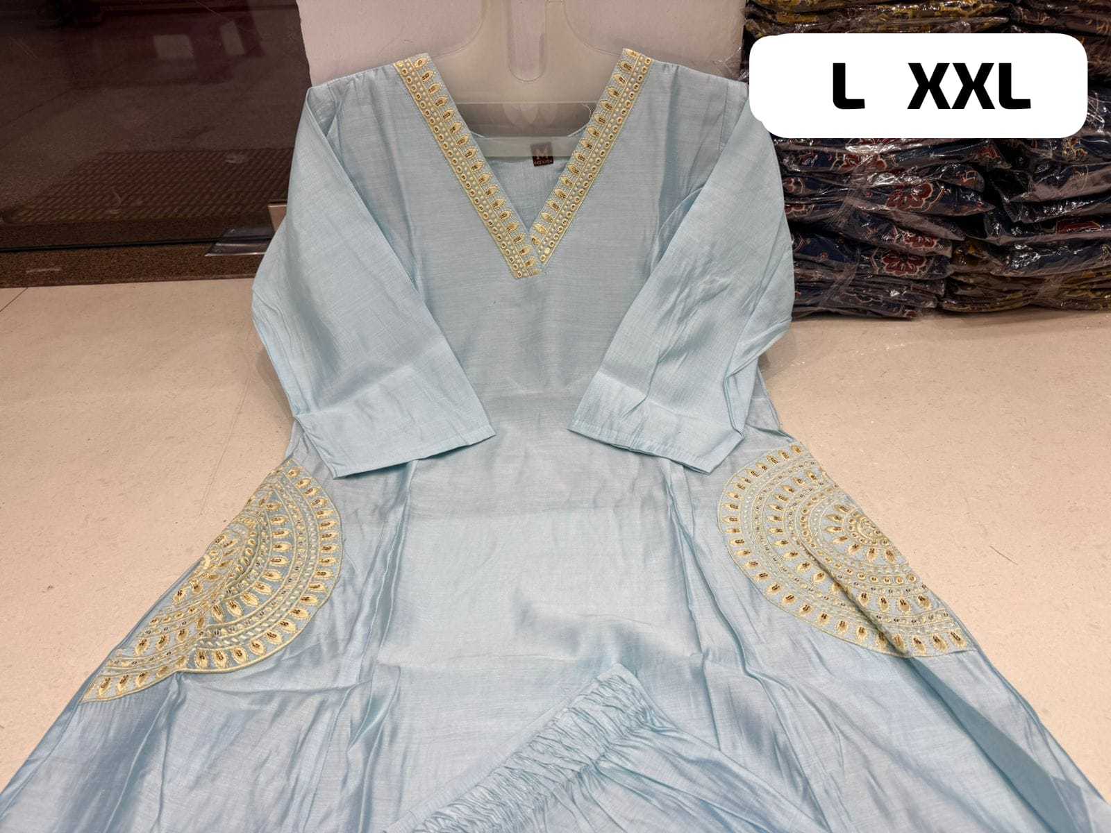 Chanderi Silk Festive Kurti