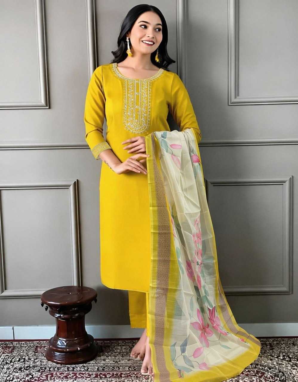 Chanderi Cotton Party Wear Kurti