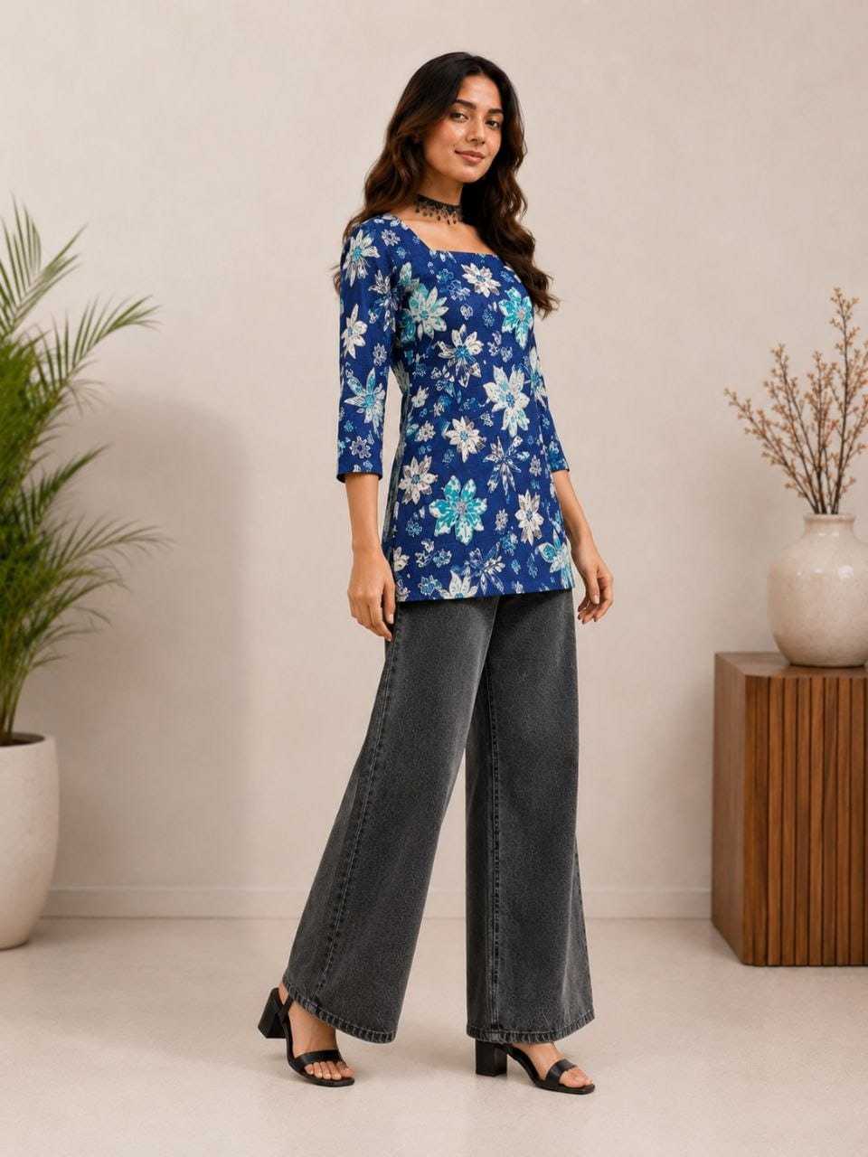 Prem Soft Vichitra Party Wear Kurti