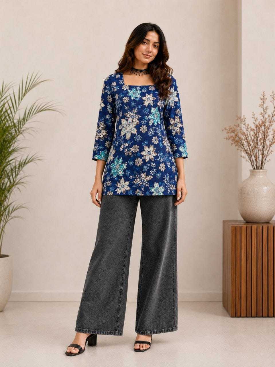 Prem Soft Vichitra Party Wear Kurti