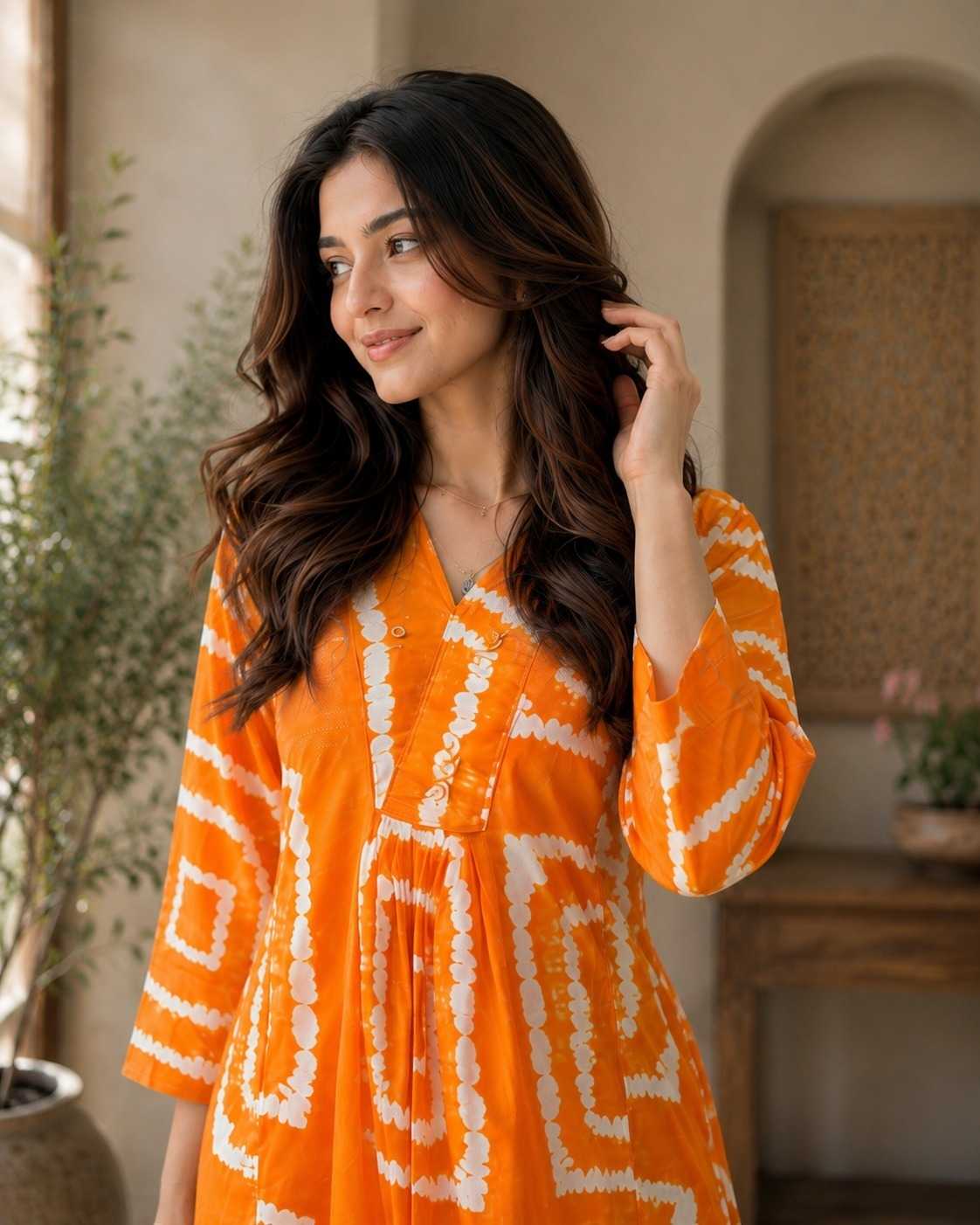 Print Poly Rayon Party Wear Kurti