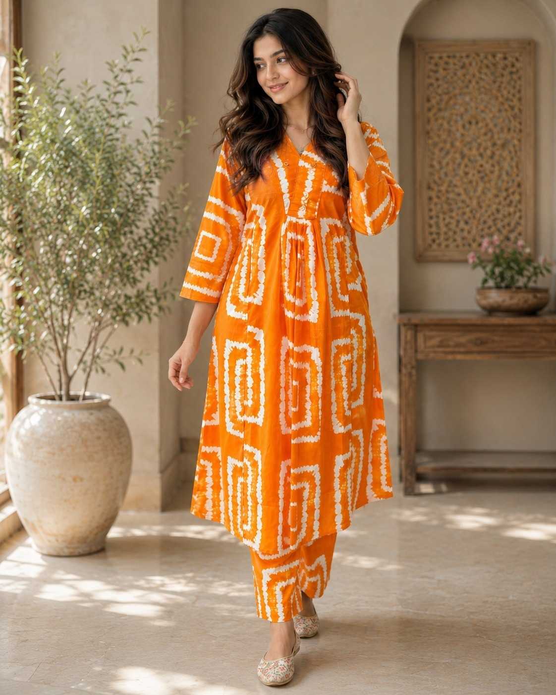 Print Poly Rayon Party Wear Kurti