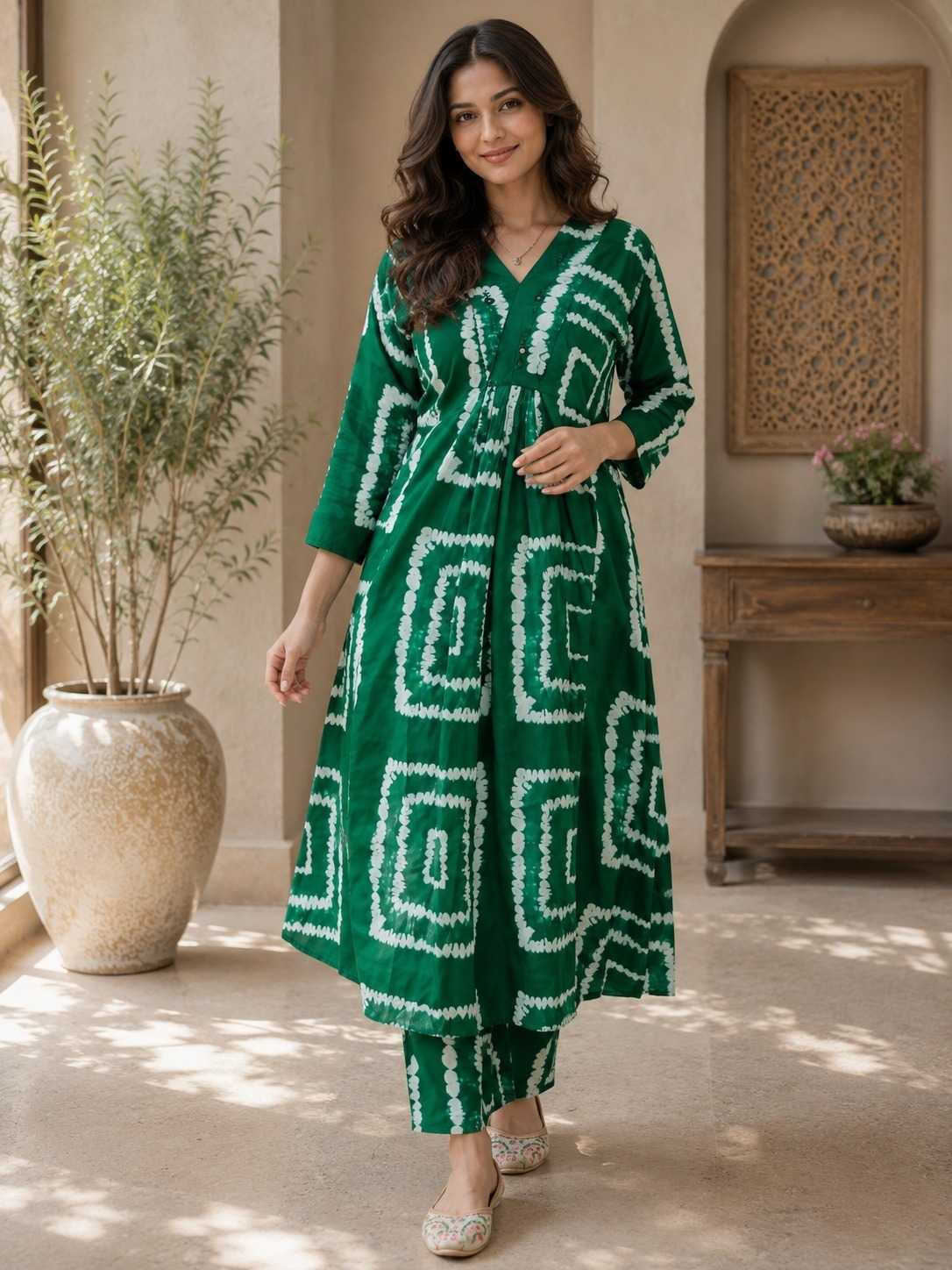 Print Poly Rayon Party Wear Kurti