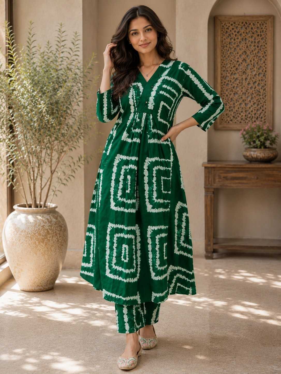 Print Poly Rayon Party Wear Kurti